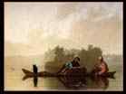 BINGHAM George Caleb_American painter (b. 1811, Augusta County, d. 1879, Kansas City)_Fur Traders Descending the Missouri_c. 1845_Oil on canvas, 74 x 92 cm_Metropolitan Museum of Art, New York