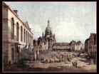 BELLOTTO, Bernardo | Paintings in Vienna (1759-1761) and Warsaw (from 1766) | New Market Square in Dresden from the J�denhof | 1749-51 | Oil on canvas, 136 x 236 cm | Gem�ldegalerie, Dresden