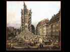 BELLOTTO, Bernardo | Paintings in Vienna (1759-1761) and Warsaw (from 1766) | The Ruins of the Old Kreuzkirche in Dresden | 1765 | Oil on canvas | Gem�ldegalerie, Dresden