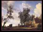 RUYSDAEL Salomon van | Halt at an Inn | 1649 | Oil on canvas, 91 x 136,5 cm | Sz�pmuv�szeti M�zeum, Budapest
