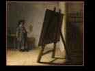 REMBRANDT Harmenszoon van Rijn | (b. 1606, Leiden, d. 1669, Amsterdam) | The Artist in his Studio | c.1626 | Oil on canvas, 25 x 32 cm | Museum of Fine Arts, Boston