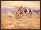 Charles M. Russell (1864�1926)  | Blackfeet Burning Crow Buffalo Range