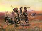Charles M. Russell (1864�1926)  | When Blackfeet and Sioux Meet